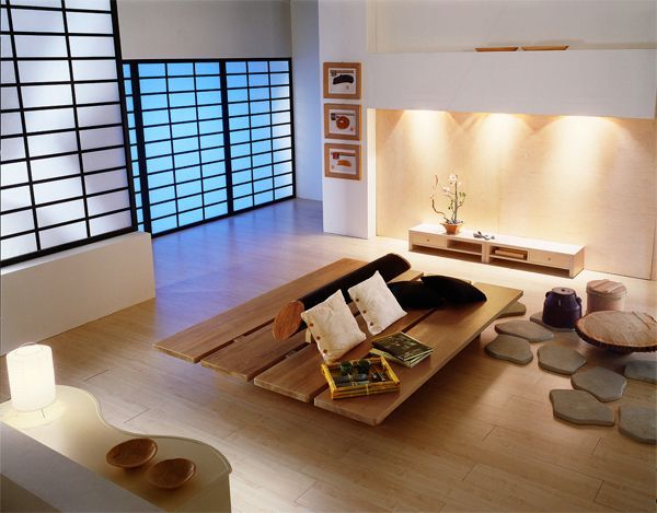 Ázsiai minimalista belsőépítészet