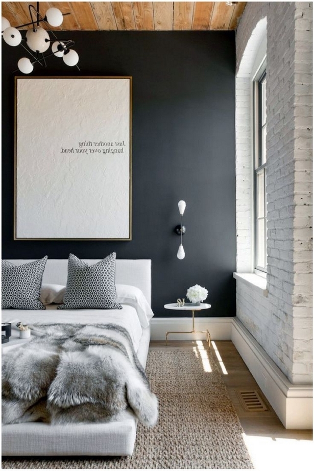 Hálószoba dekoráció minimalista
