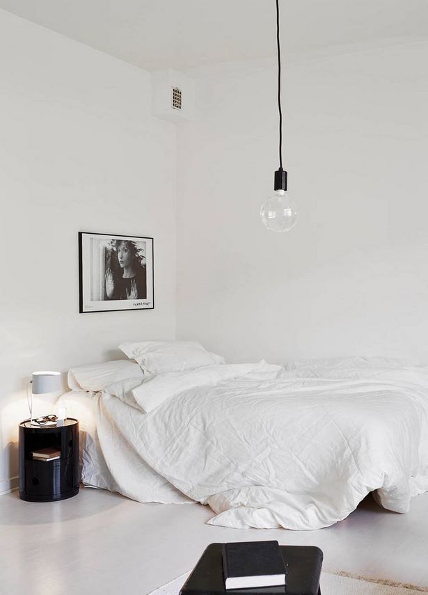 Hálószoba dekoráció minimalista