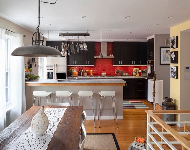 Belsőépítészeti ötletek egy szobás konyhához