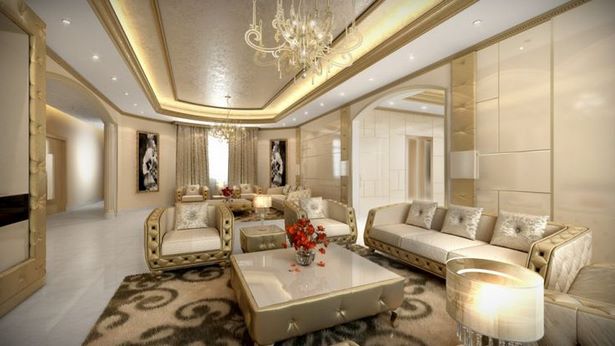 Belsőépítészeti luxus nappali