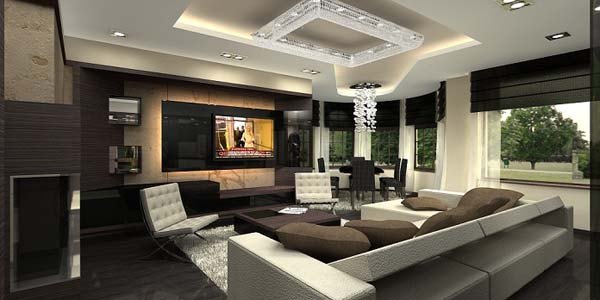 Luxus lakás design Belső