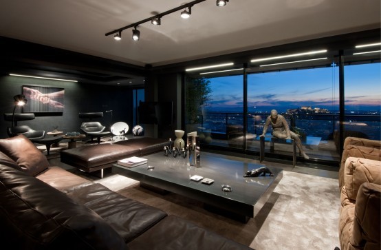Luxus lakás design Belső