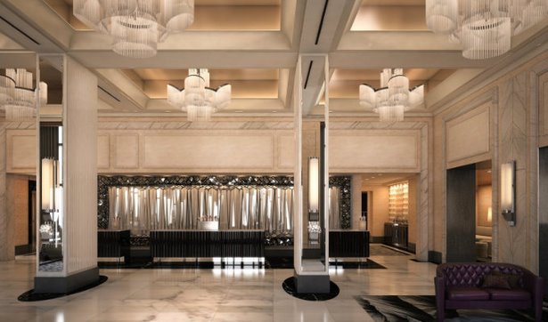 Luxus szálloda belsőépítészet