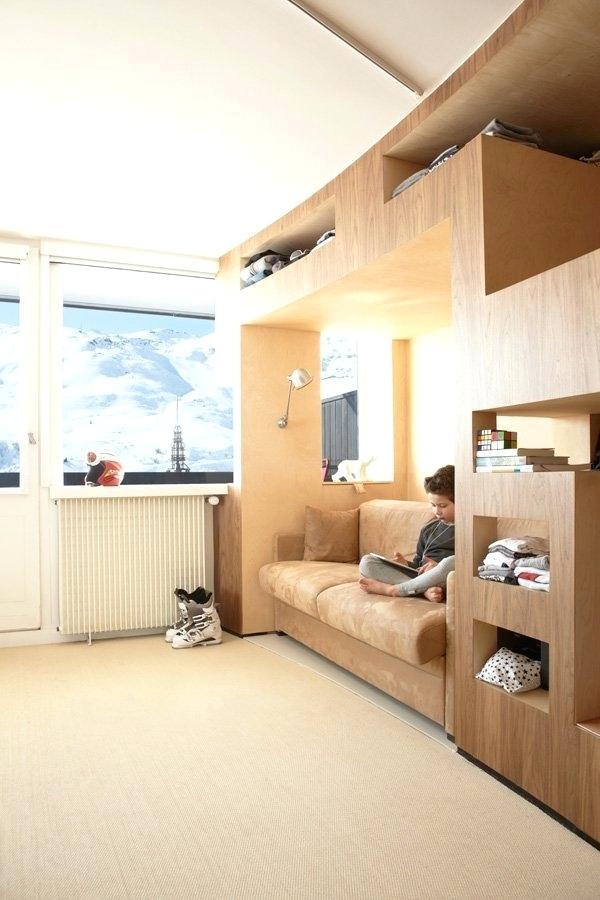 Minimalista belsőépítészeti kis lakás