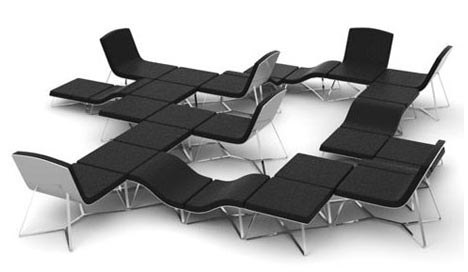 Minimalista kanapé design