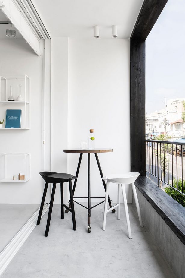 Modern minimalista lakás belső