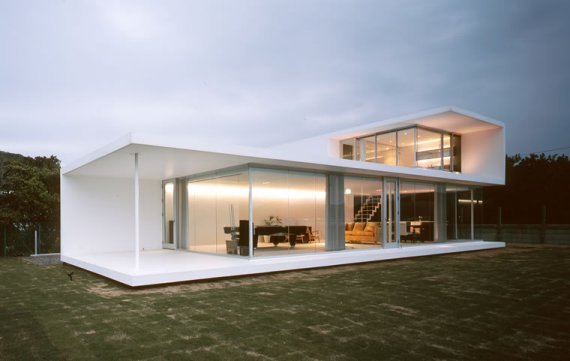 Modern minimalista háztervezés