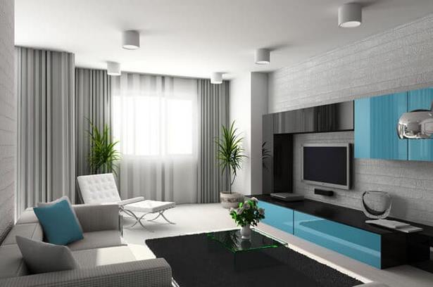 Modern kis lakás nappali ötletek