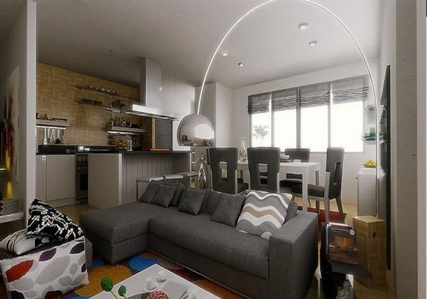 Egyszerű lakás belsőépítészet