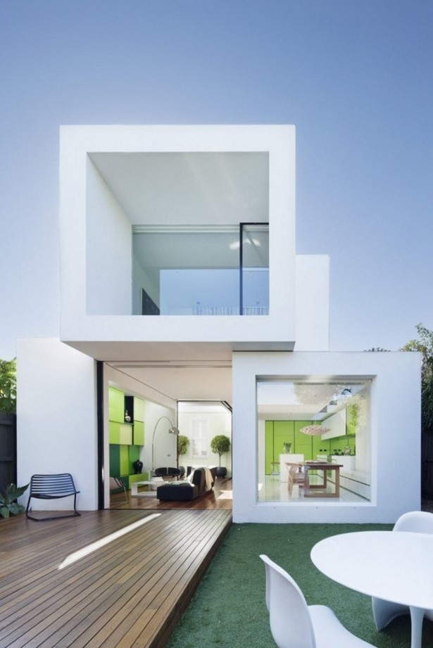 Egyszerű minimalista háztervezés