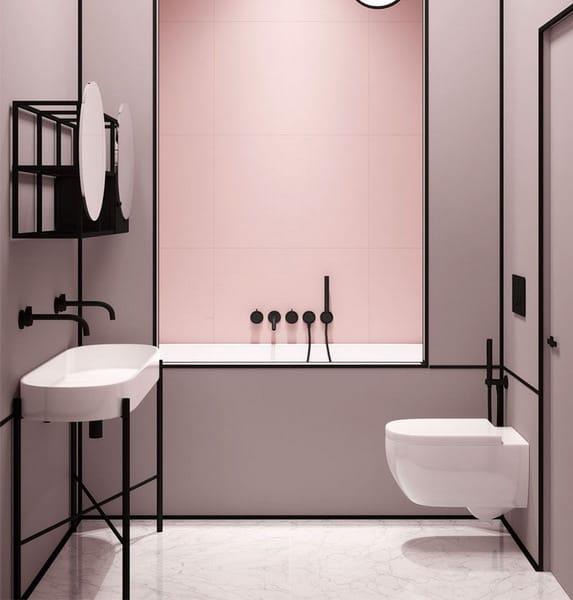 Fürdőszoba színes ötletek 2021