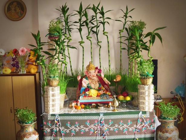 Ganpati dekoráció otthon 2021