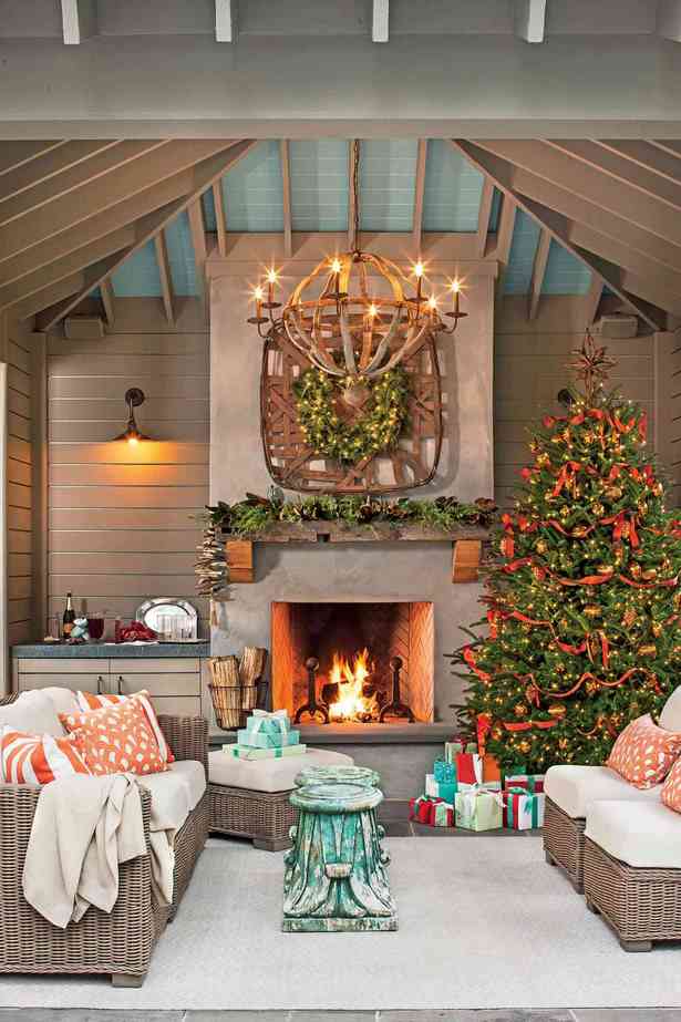 Gyönyörű otthonok karácsonyra díszítve