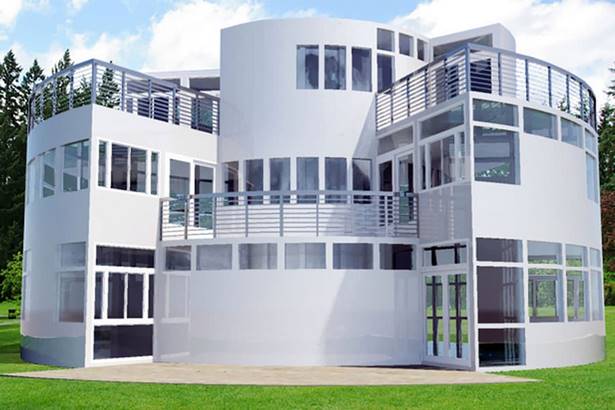 Épület ház design kép
