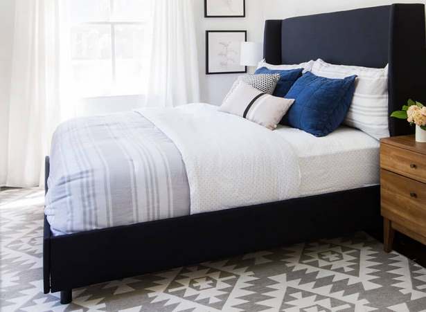 Emily henderson bed styling