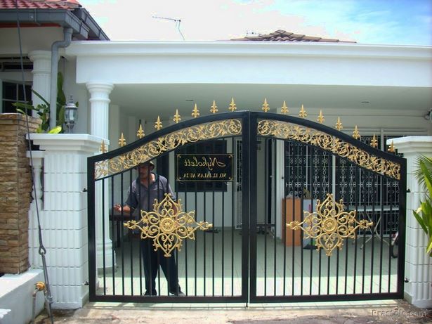Ház bejárati kapu design képek