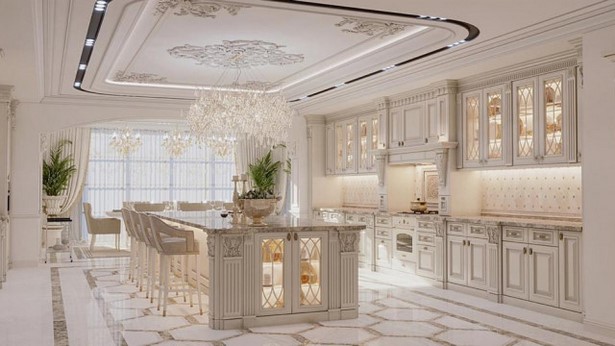 Luxus konyha belsőépítészet