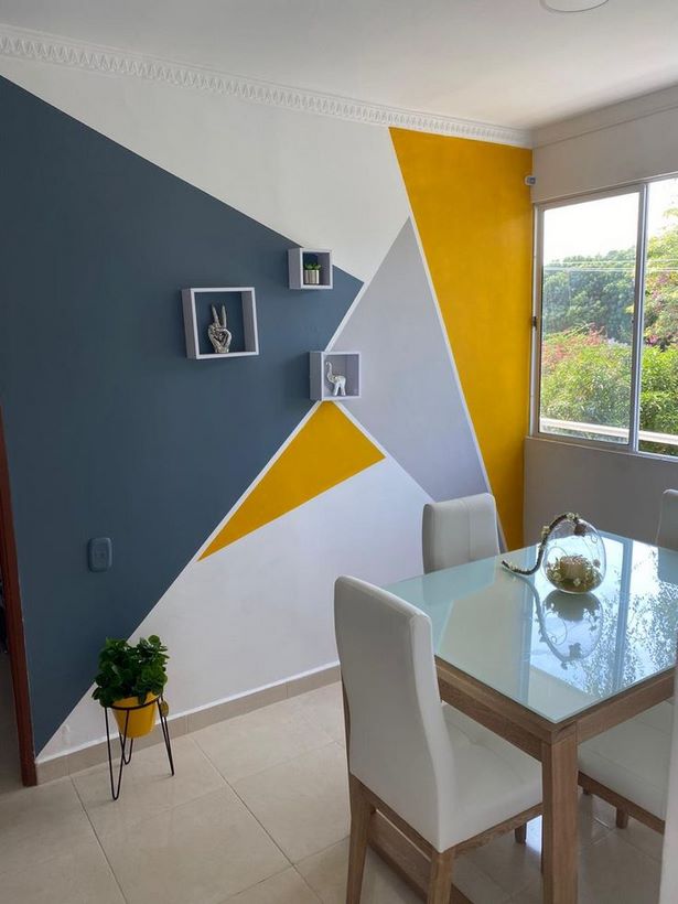 Modern hálószoba festék design