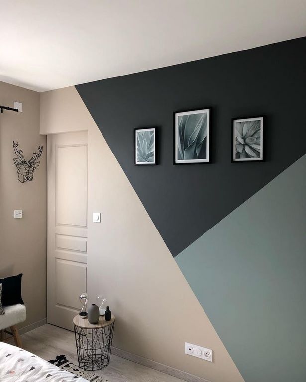 Modern hálószoba festék design