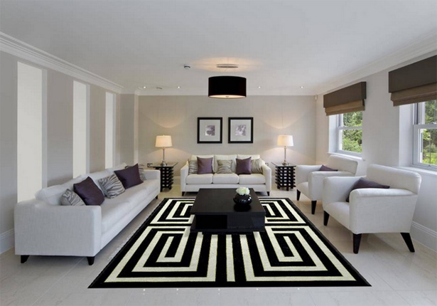 Modern nappali szőnyeg