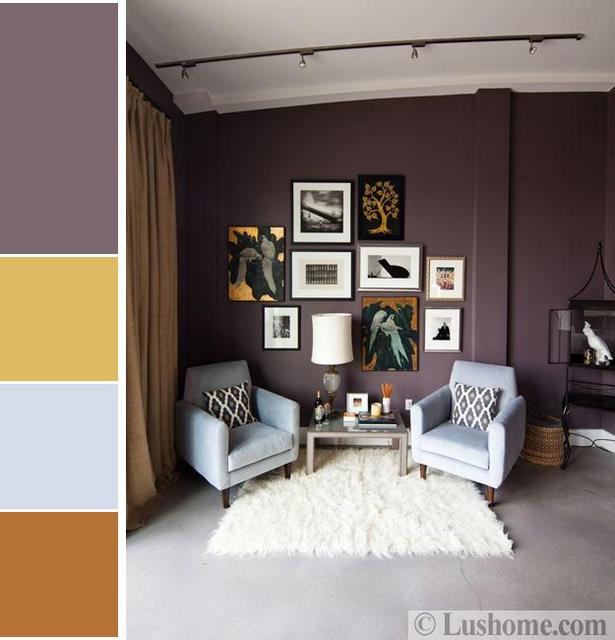 Modern nappali színes ötletek