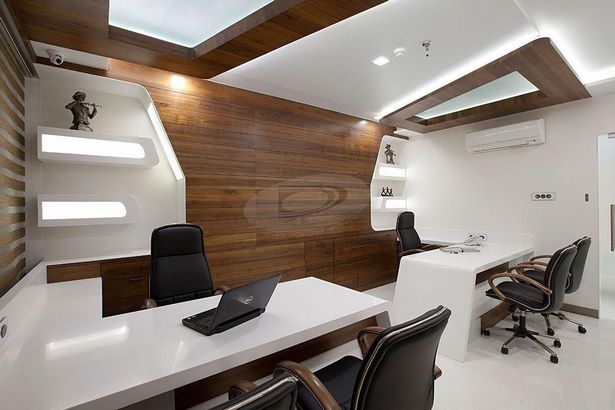 Modern irodai kabin belsőépítészet