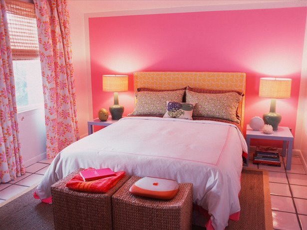 Rózsaszín festék szoba ötletek