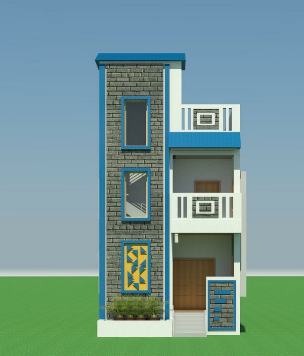 Egyszerű front home design képek