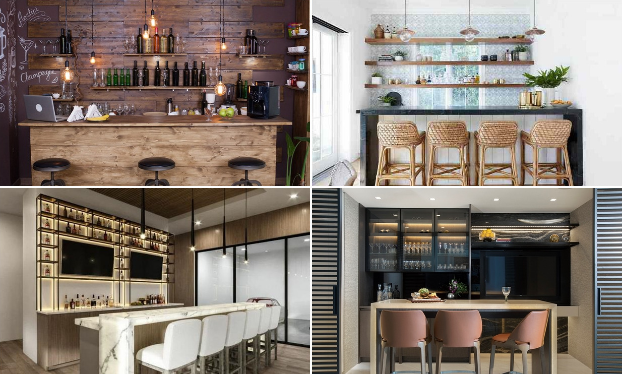 Home bar design képek