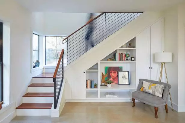 Modern nappali ötletek lépcsőkkel
