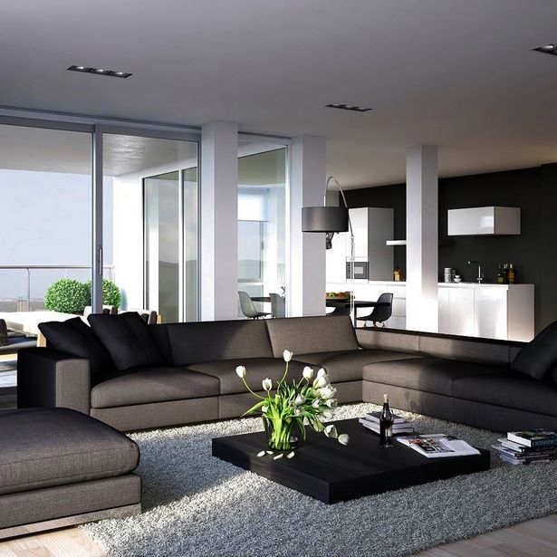 Egy modern nappali