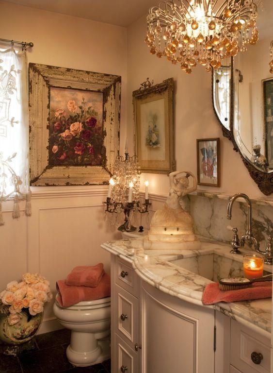 Francia elegáns fürdőszoba ötletek