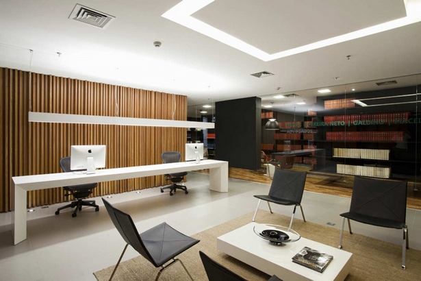 Modern kortárs iroda belsőépítészet
