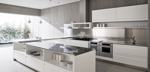 Modern fehér konyha minták