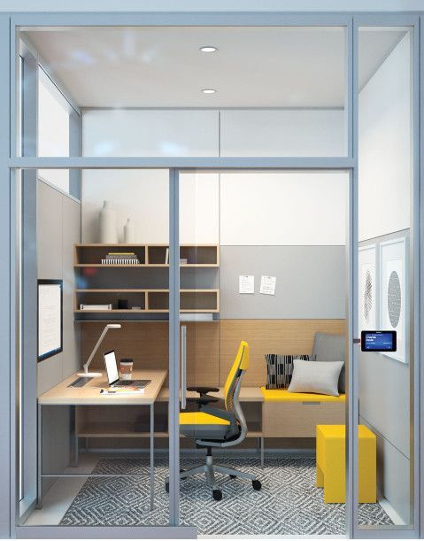 Irodai belsőépítészet kis irodához