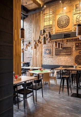 Rusztikus étterem belsőépítészeti ötletek