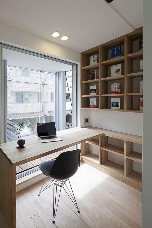 Kis irodai szoba belsőépítészet