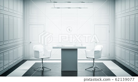 Fehér iroda belsőépítészet
