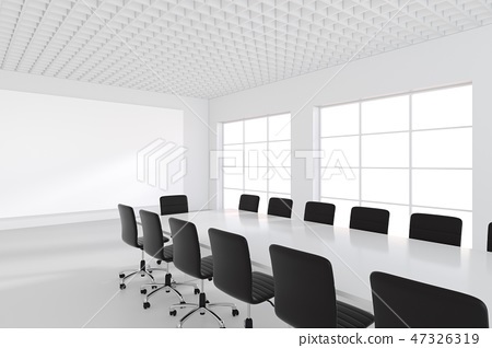 Fehér iroda belső