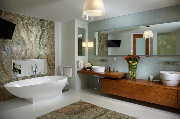 Modern belsőépítészeti fürdőszoba