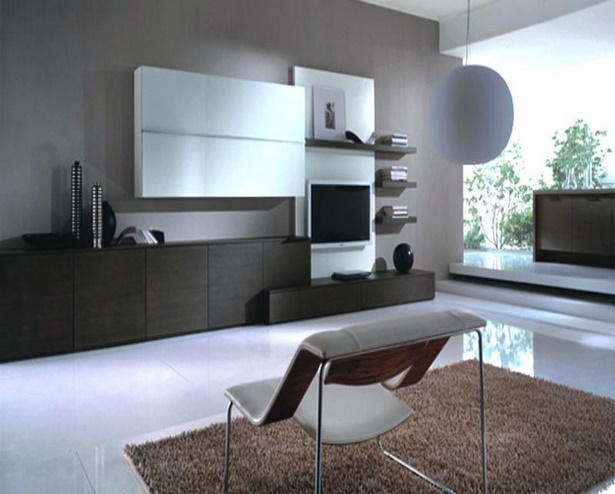 Modern megjelenés nappali design