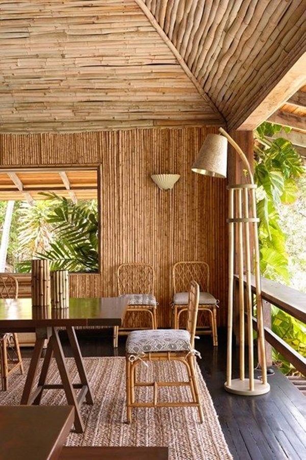 Bambusz szoba kialakítása
