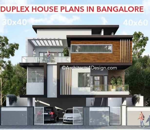 Duplex ház külső kialakítása