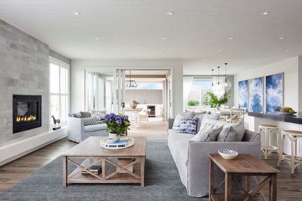 Hampton style homes interiors