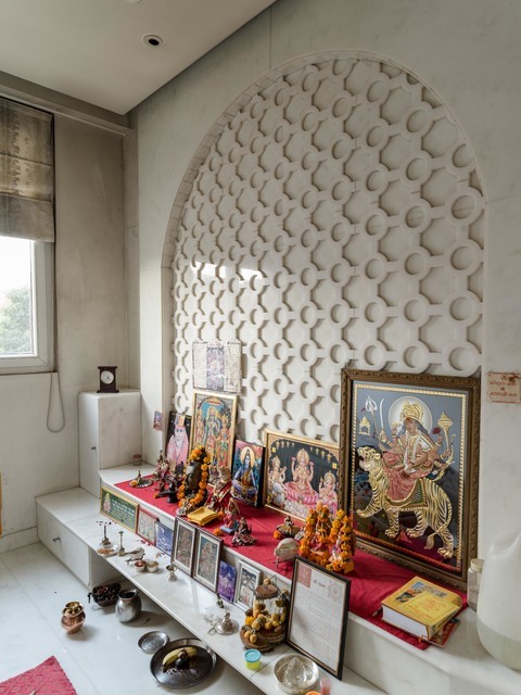 Mandir szoba kialakítása otthon