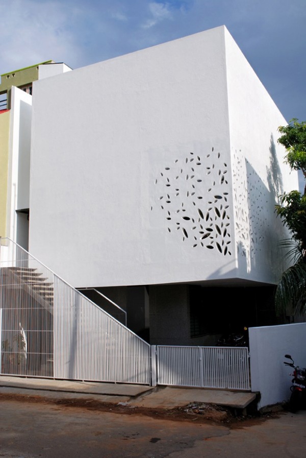 Modern külső fal kialakítás