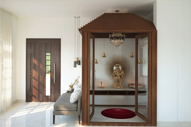 Pooja szoba egyszerű kialakítása egy házon belül