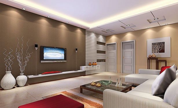 Egyszerű nappali belső
