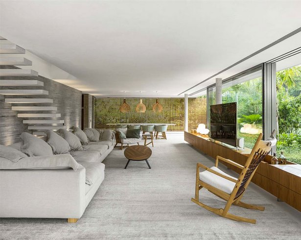 Trópusi minimalista ház